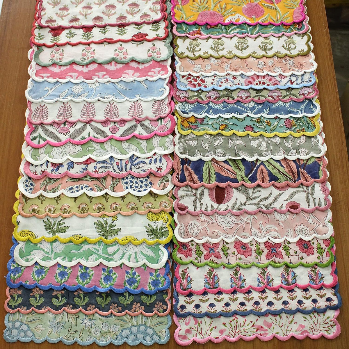 Ridhi napkins 20x20 machine washable for easy care
