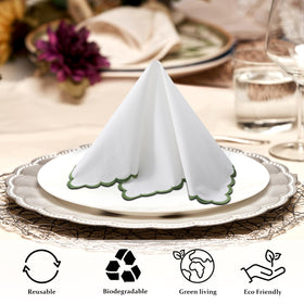 Ridhi durable color-safe napkins resist fading after many uses.