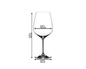 Riedel Extreme large-surface red wine glass helps aromas bloom