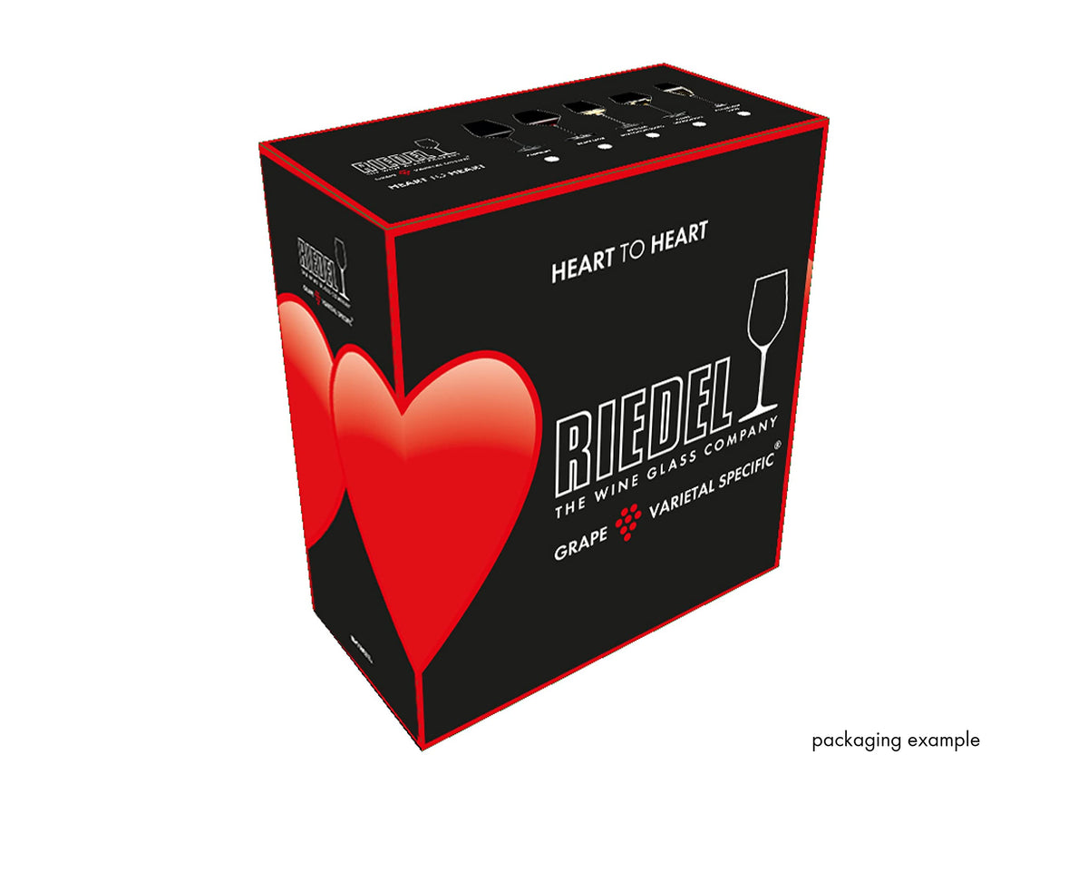 Dishwasher-safe Riedel Heart To Heart glass simplifies cleanup after dinner service