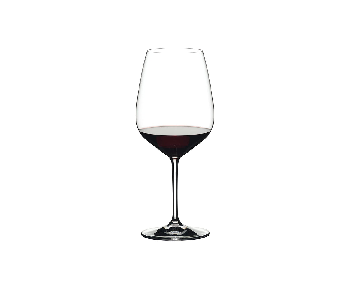 Riedel Heart To Heart glass set ready for red wine tasting session