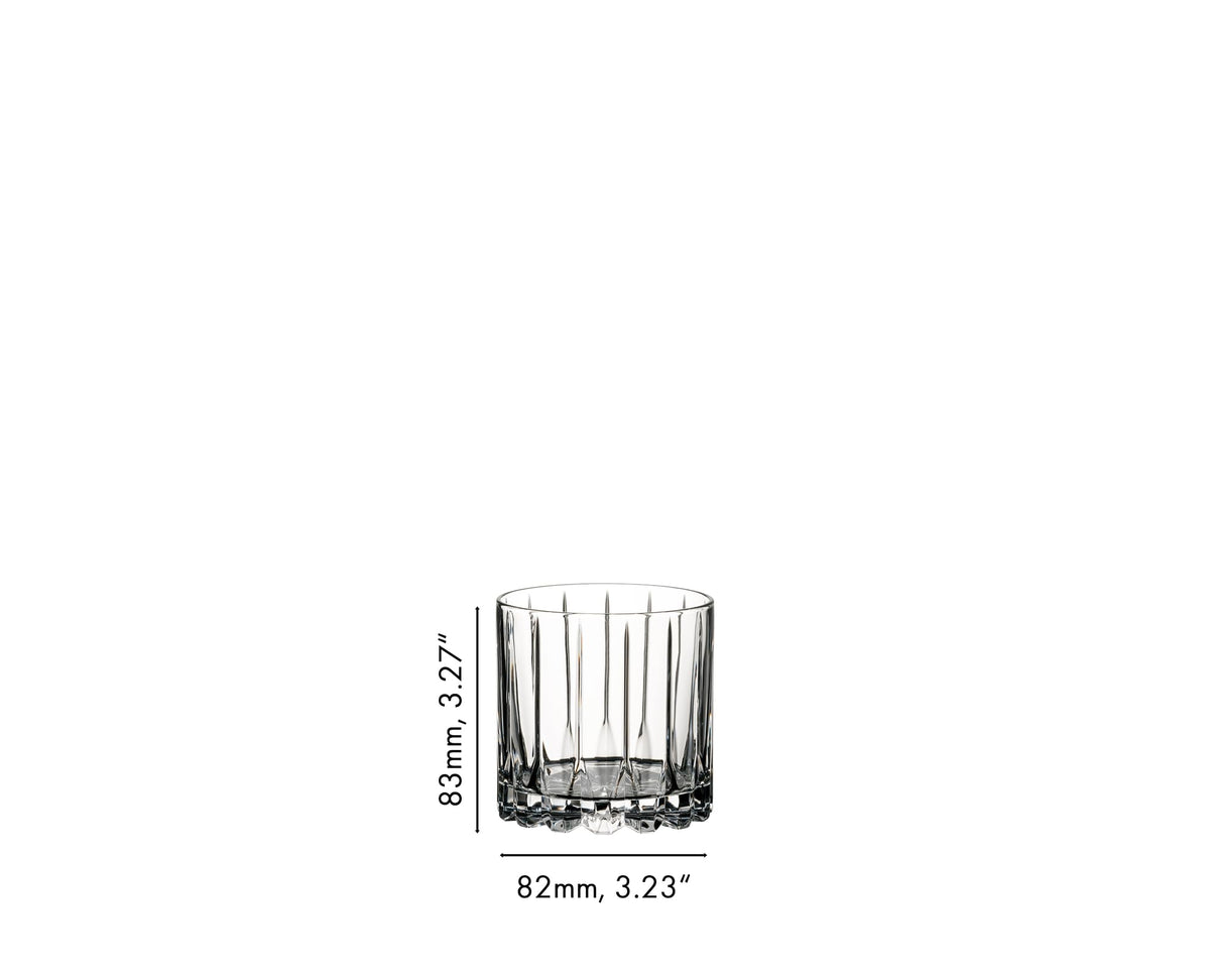 Riedel ice-glasses address liquid displacement for a more confident presentation.