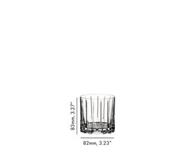 Riedel ice-glasses address liquid displacement for a more confident presentation.