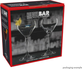 Riedel Nick & Nora glass supports mid-palate delivery