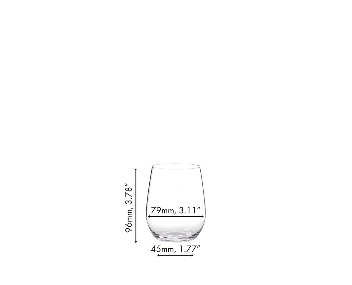 Riedel O classic shape enhances fresh notes in young and mature white wines