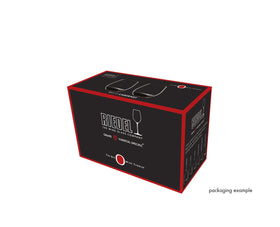 Riedel O stemless glass offers a comfortable grip and stylish look