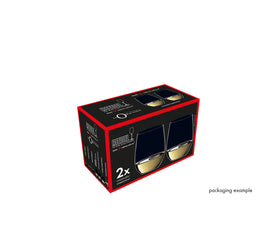 Riedel O velvety texture emphasizes fruit and balance on the palate