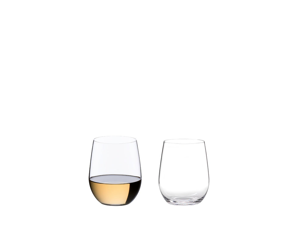 Riedel O Viognier/Chardonnay stemless tumbler set highlights varietal aromas for everyday sipping
