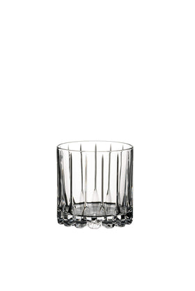 Riedel precise size-shape-volume-ice-capacity for balanced pours and better ice interaction.