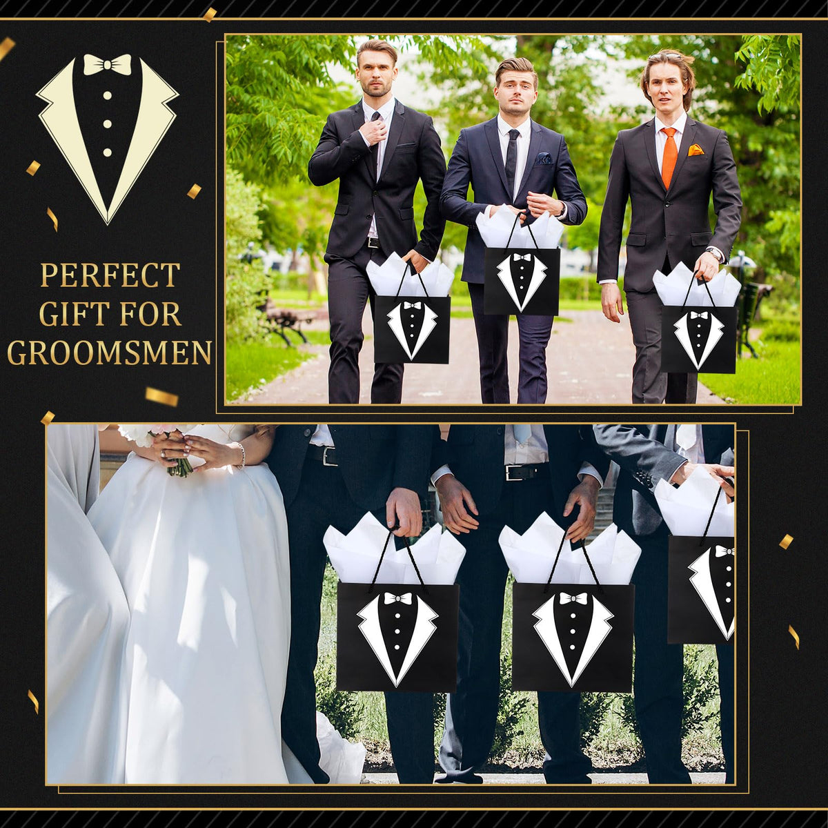 Rigibright groomsmen bottle openers with cards for celebrations