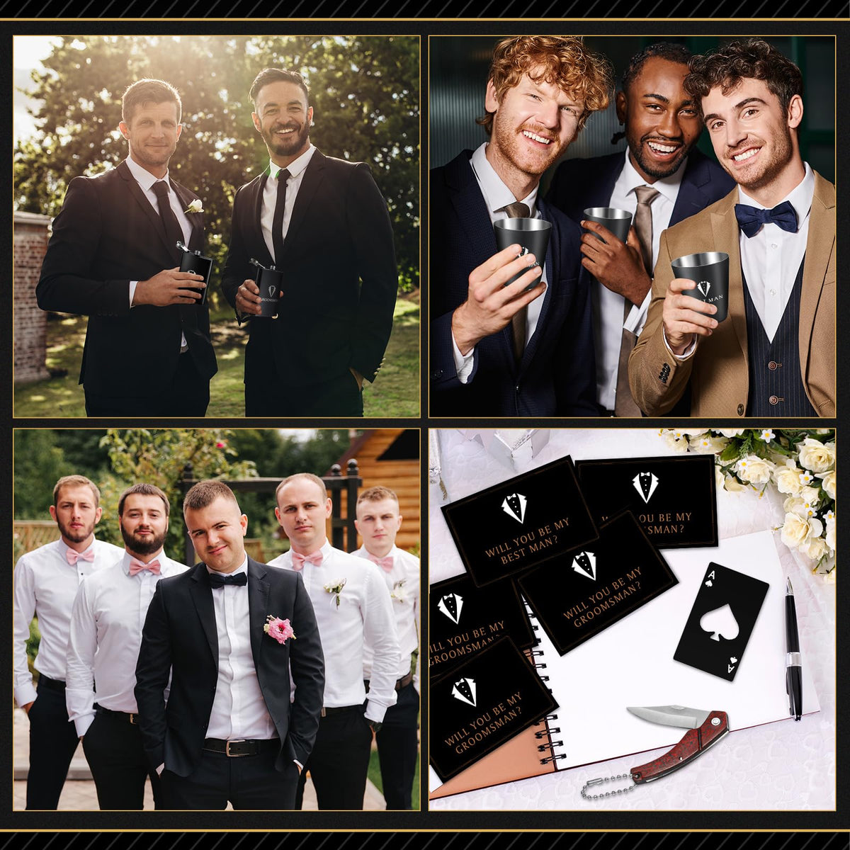 Rigibright gift packaging elevates presentation for groomsmen