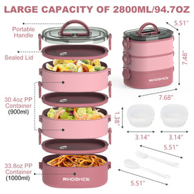 RIKDOKEN leakproof lids keep sauces contained during transport.