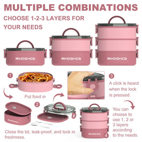 RIKDOKEN microwave-safe containers allow quick reheats for lunches.