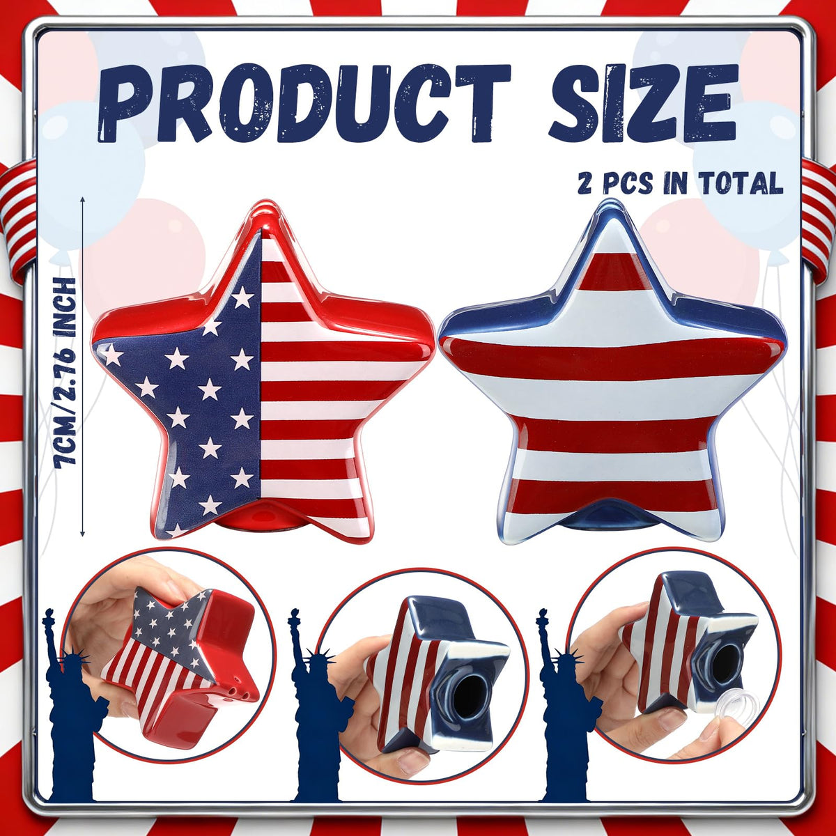 RimCereal American flag design adds festive flair to holidays and meals.