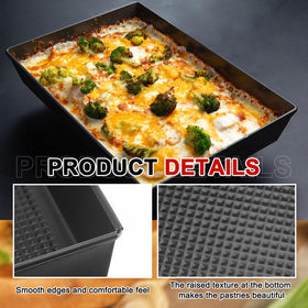 RimCereal pan demonstrates even heat conduction for consistent crust