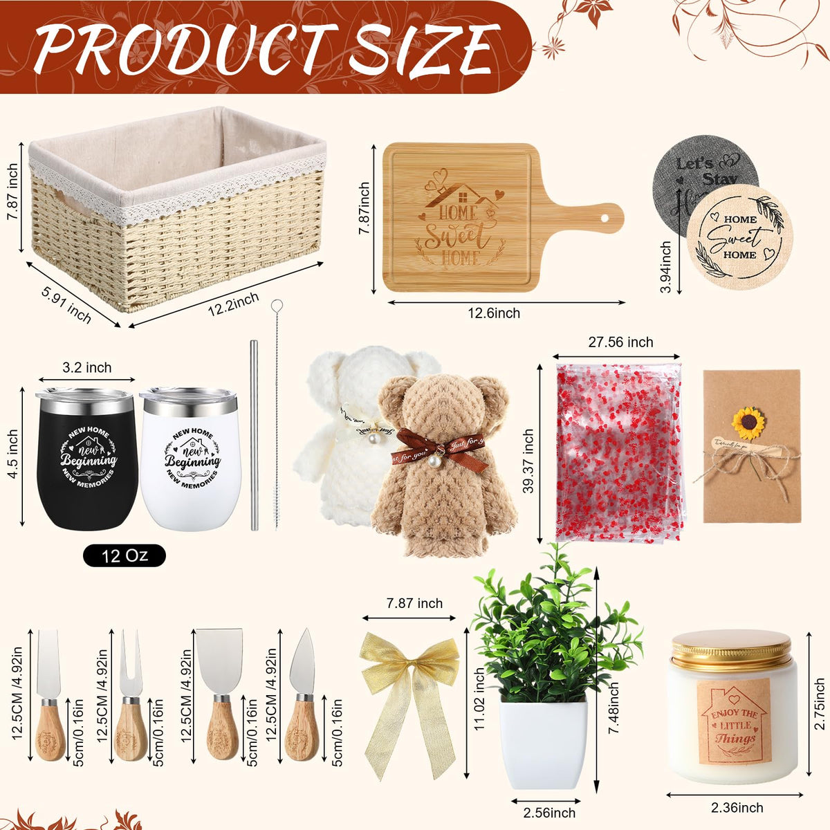 RimCereal towels with ribbons ready as a thoughtful new home gift