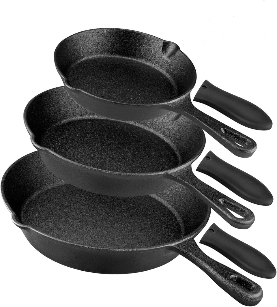 rincentd 6-inch cast iron skillet with detachable handle for versatile stove use