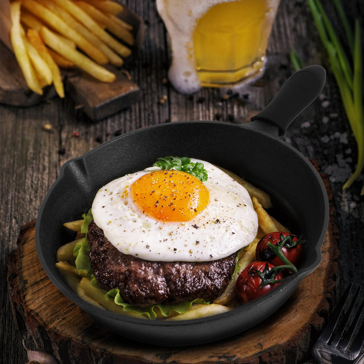 rincentd oven-safe skillet trio versatile for stovetop and oven use