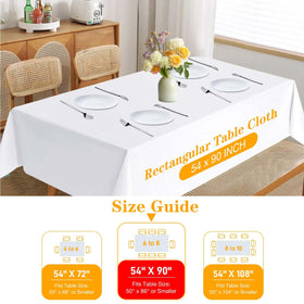 RINOZO table pad protector is easy to wipe clean after meals.