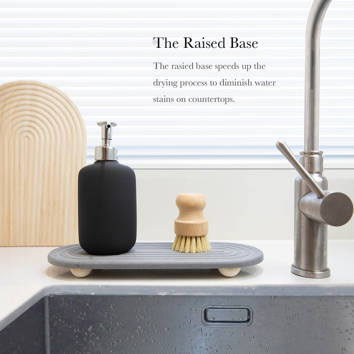RIOMZY modern minimalist design complements any kitchen or bathroom