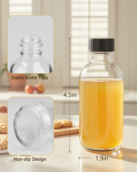 Rionisor bottle with funnel set for easy, mess-free filling.