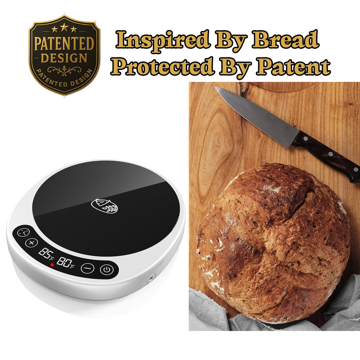 Risecret Pro 2026 precision control 70–110°F for consistent proofs.