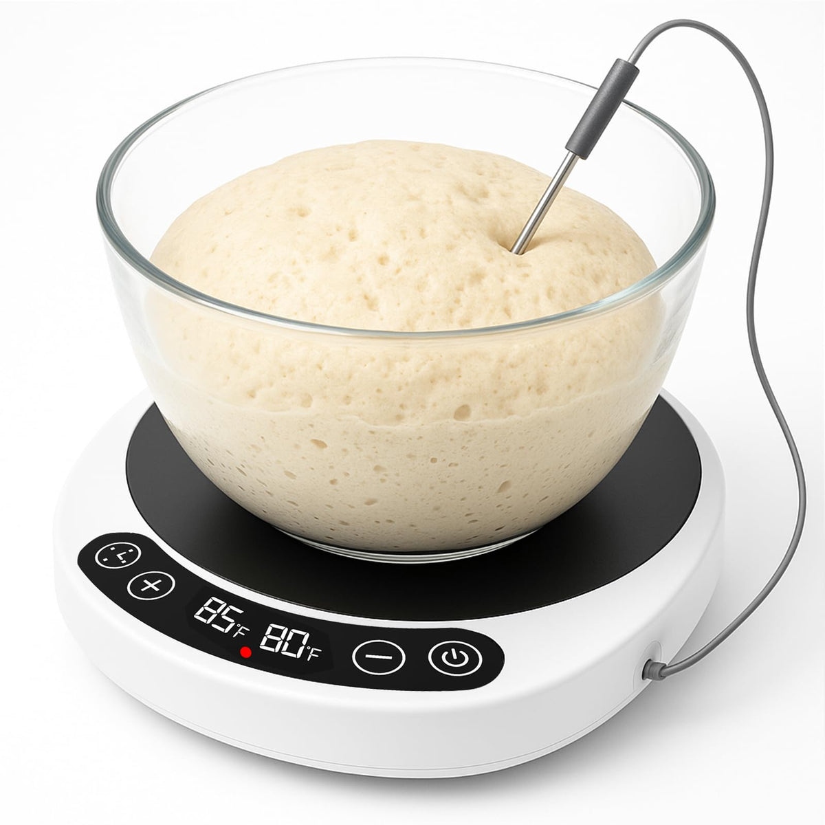 Risecret Pro 2026 real-time dough probe for precise fermentation monitoring.