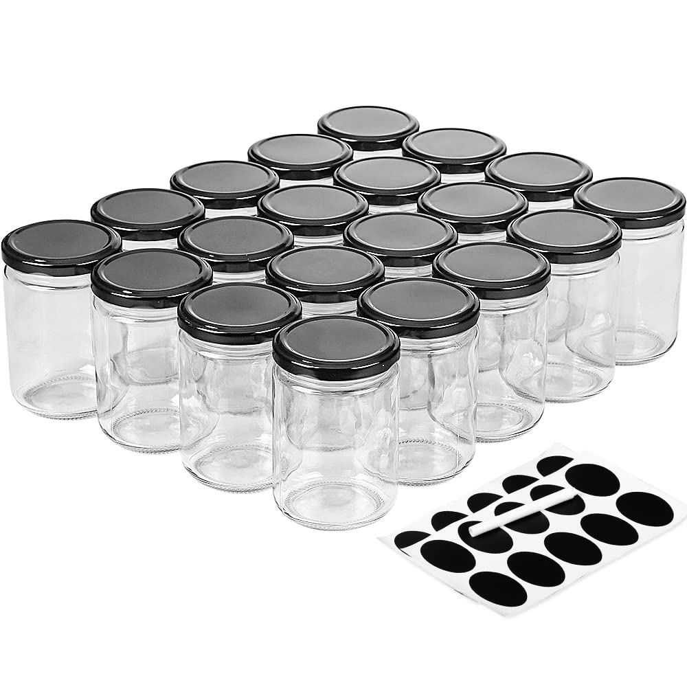 Ritayedet 12oz glass jar with lid close-up showing secure seal for pantry items