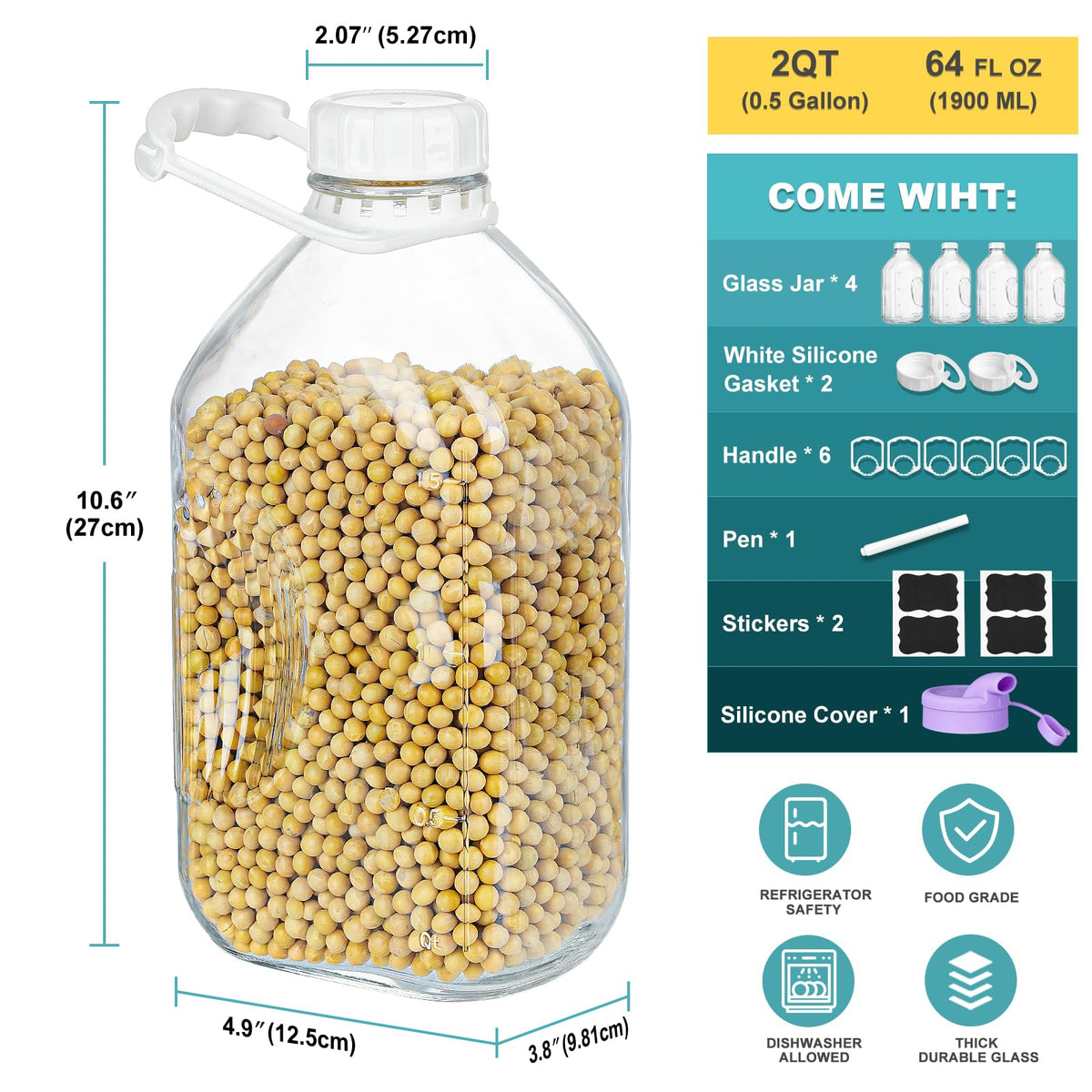 Ritayedet airtight screw-cap bottle keeps beverages fresh and sealed