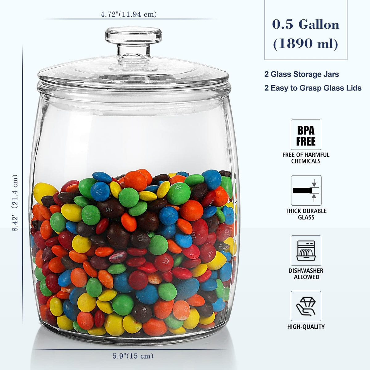 Ritayedet jar displayed on a counter for stylish storage