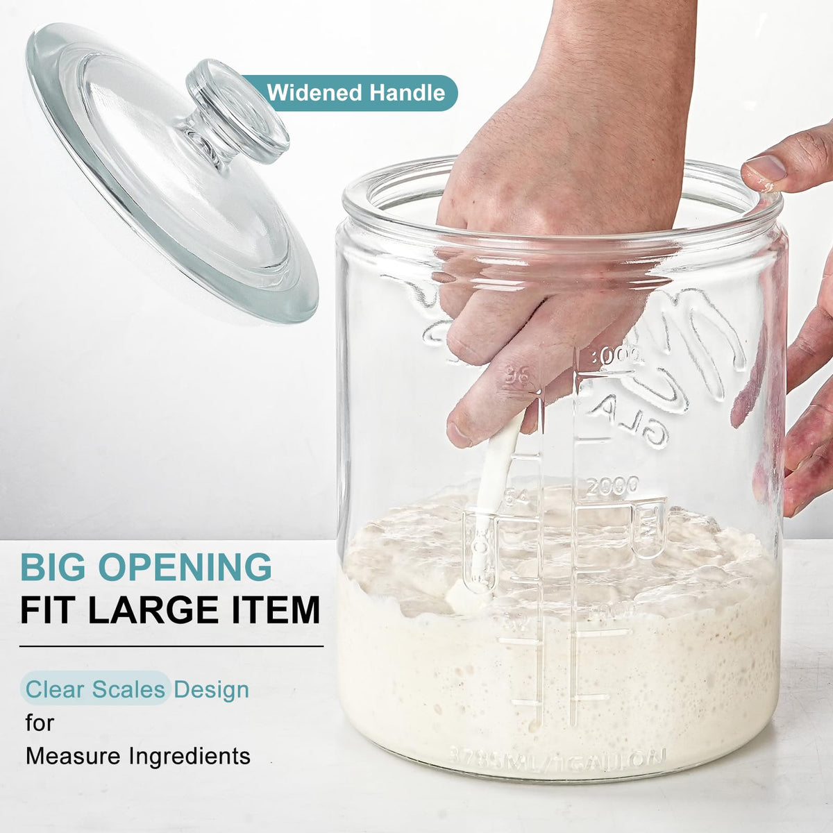 Ritayedet removable silicone seal supports fermentation and storage versatility