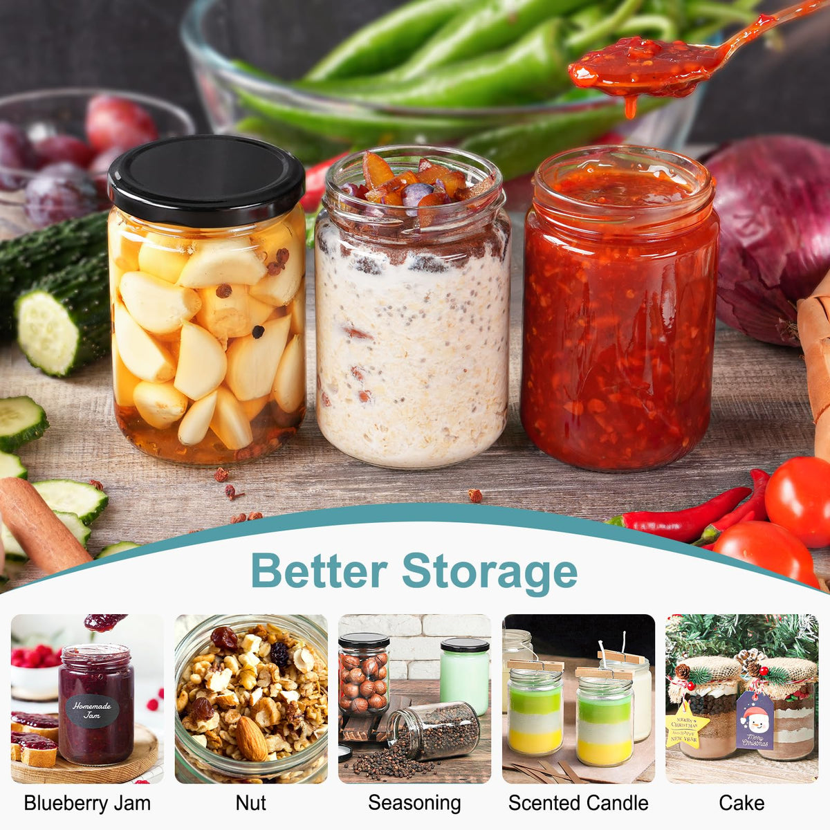 Ritayedet spice jar for easy labeling and spice organization