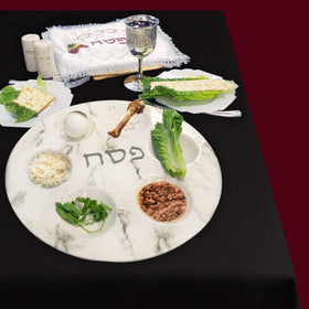 12-inch square Seder plate by Rite Lite for refined hosting.