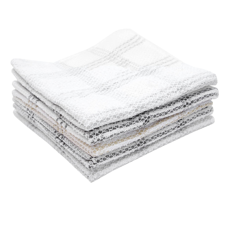 RITZ cotton scouring dish cloth five-pack in neutral color for washing and drying tasks