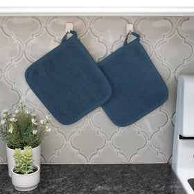 RITZ Royale Terry potholder 4-pack provides multiple pieces for busy prep spaces.