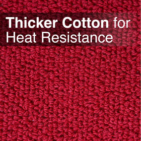 Ritz Terry Potholder doubles as a hot pad to protect surfaces.