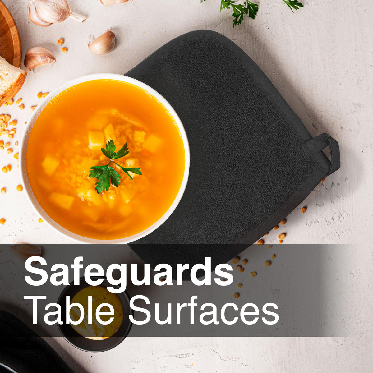 Ritz Terry potholder durable cotton construction for long-lasting use.