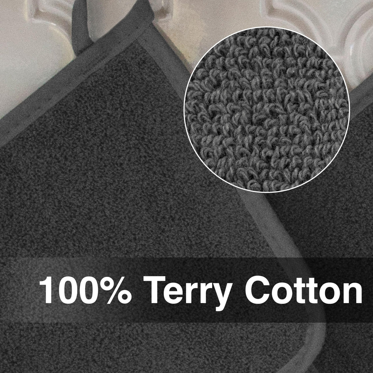 Ritz Terry potholder ergonomic grip improves control when lifting hot pans.