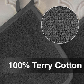 Ritz Terry potholder ergonomic grip improves control when lifting hot pans.