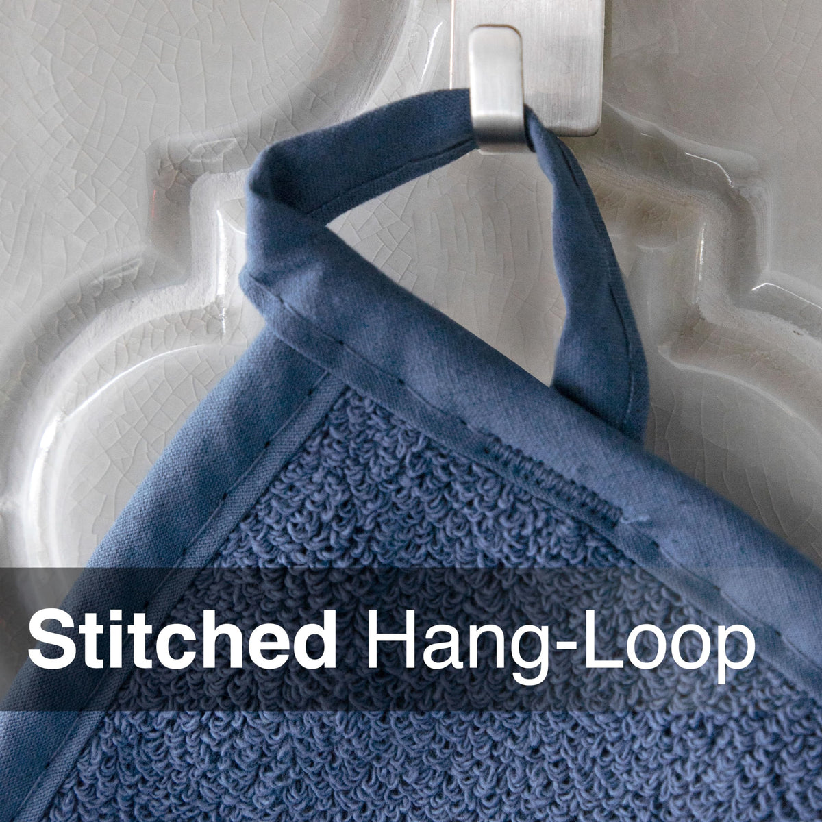 Ritz Terry potholder four-pack provides versatile kitchen protection.