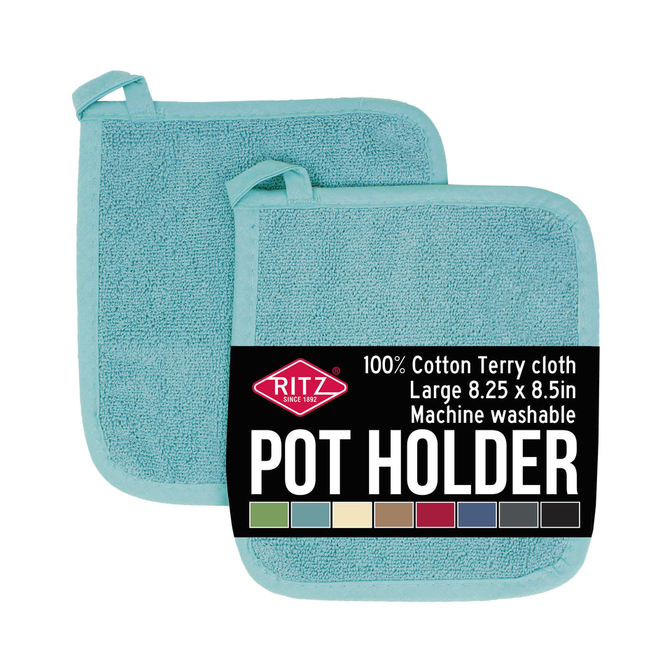 RITZ Royale Terry Potholder provides heat resistance for oven and stovetop tasks