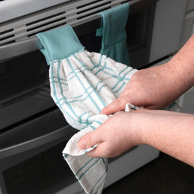 Ritz tie towel fast-drying kitchen use in a busy prep area