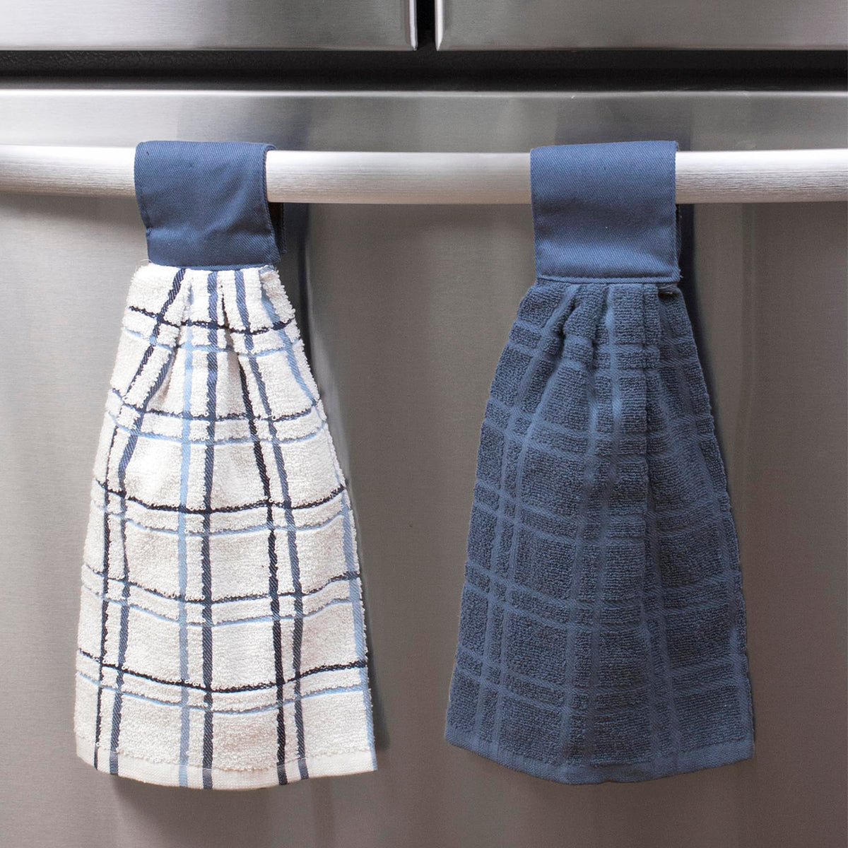Ritz absorbent tie towel in Federal Blue, ready to use.