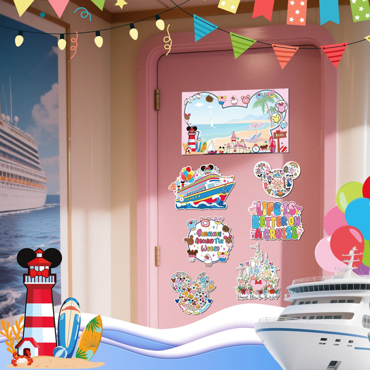 RiVolTa magnet set shows life is better on a cruise for quick recognition