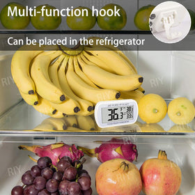 RIY thermometer with hook, magnet, and stand for versatile placement
