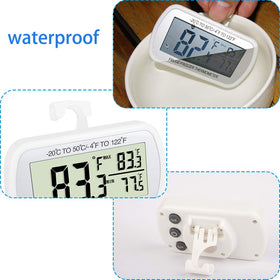 RIY waterproof ABS thermometer with included CR2032 battery
