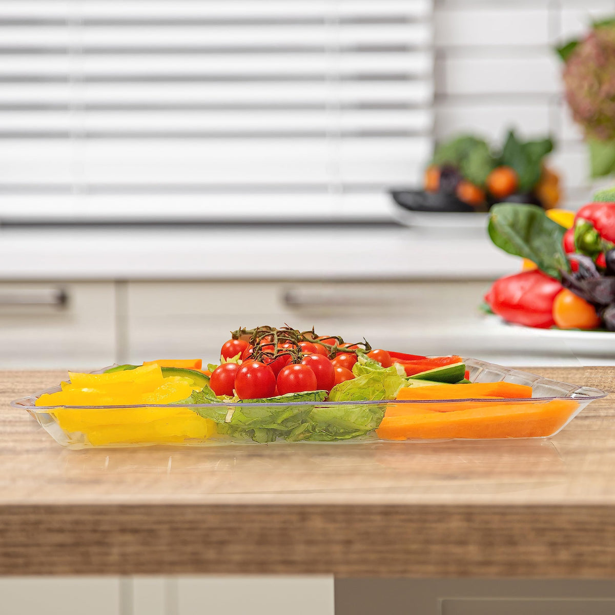 R-KAY BPA-free party trays ensure safe materials for serving food with peace of mind.