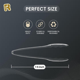 R-kay BPA-free plastic serving tongs, safe for family meals and events.