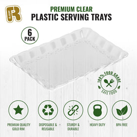R-KAY six-tray bundle ideal for buffet-style serving at gatherings and events.