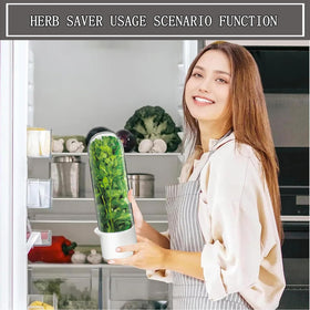 Rkssws multi-herb storage keeps mint, parsley, and dill fresh.